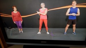 Jeden morgen an Wochentagen trainiere ich mit Barbara Klein und ihren tollen Fitnessübungen.